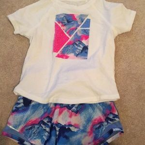 Athletic works short outfit